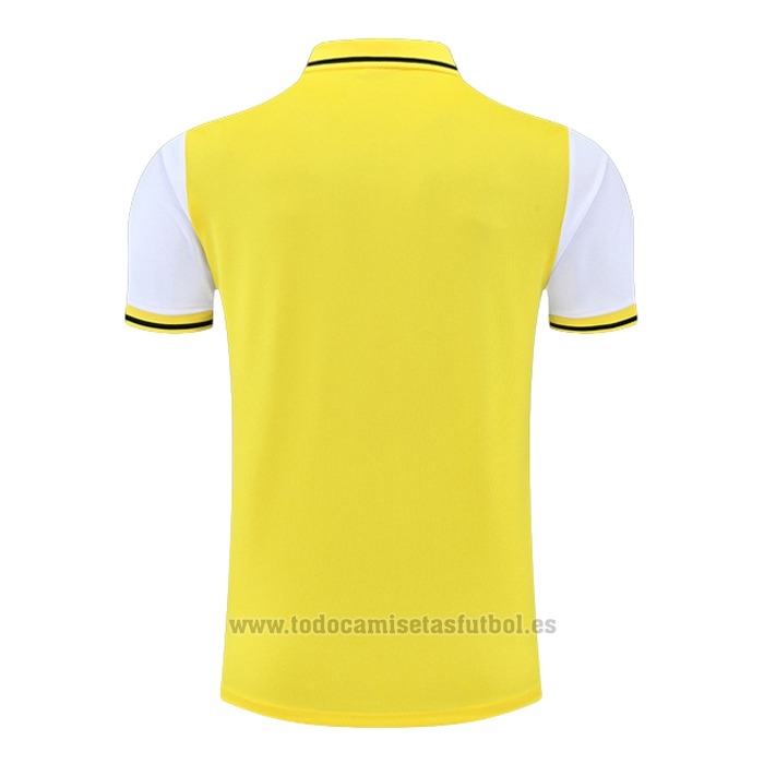 Camiseta Polo del Borussia Dortmund 2022-2023 Amarillo y Blanco